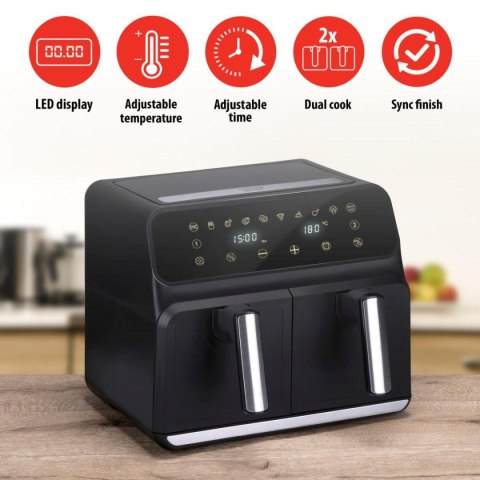 FRYTOWNICA BEZTŁUSZCZOWA 1700W 2x4L ALPINA
