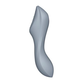 Satisfyer Curvy Trinity 3 Blue Grey - System Fali Powietrznej i Wibracji