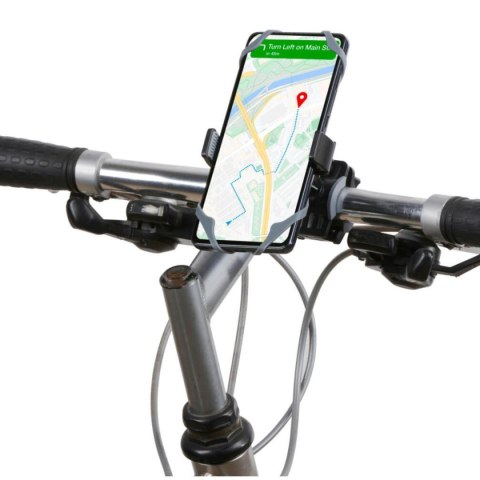 UCHWYT ROWEROWY NA TELEFON DUNLOP OBRACANY 360 STOPNI SZARY