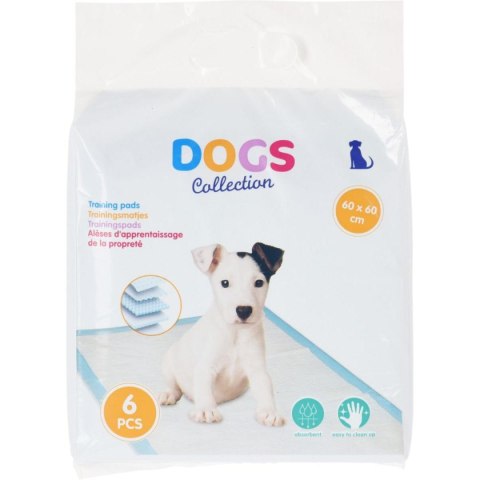 PODKŁAD TRENINGOWY HIGIENICZNY DLA PSA 60x60CM 6SZT DOGS COLLECTION