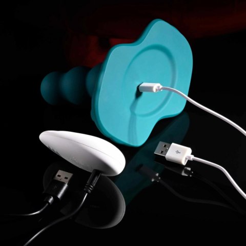 Playboy Have A Seat Ride-On Vibrator Zielony - Model z Pilotem i Przyssawką