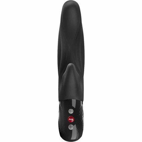 Fun Factory Lady Bi Black - wibrujący model dwusilnikowy, silikon, 21,7 cm