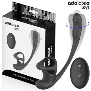 Addicted Toys Model 8435565961077 - System z Wibracją 360° i Pilotem, czarny