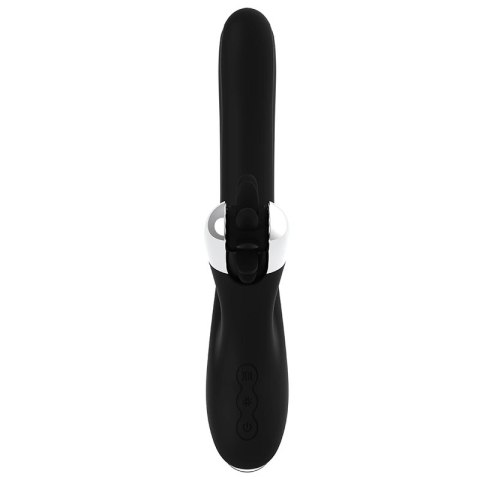 Black & Silver Storm Rotation Vibe silikonowy model rotacyjny USB 24cm