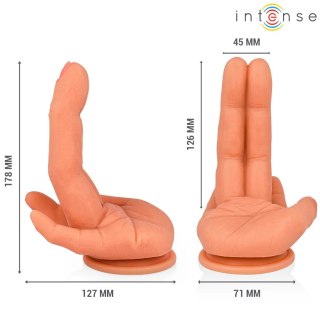 Intense LEELA elastyczna dłoń - stymulator punktu G, silikon 12,6 cm