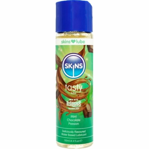 Skins Water-Based Lubricant Mint Chocolate 130 ml - Jedwabista Formuła