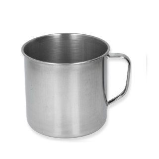 Kubek ze stali nierdzewnej z uchwytem śr.11cm. CHSO12054