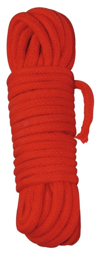 Shibari Bondage Red Rope 10 m bawełniany sznur do technik wiązania 0,7 cm czerwony