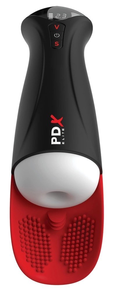 PDX Elite Fap-O-Matic Pro XL Biały - Intymna Maszyna z Funkcją Masażu
