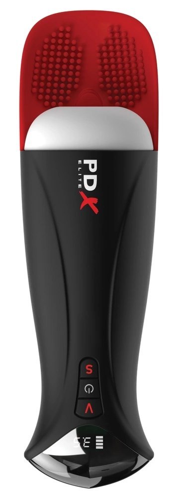 PDX Elite Fap-O-Matic Pro XL Biały - Intymna Maszyna z Funkcją Masażu