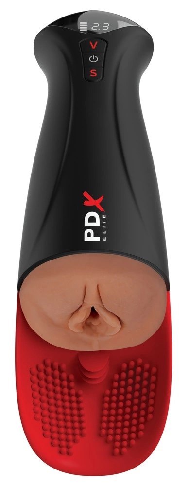 PDX Elite Fuck-O-Matic Pro XL Brązowy - Automatyczny System Masażu XL
