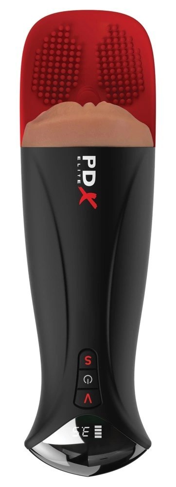 PDX Elite Fuck-O-Matic Pro XL Brązowy - Automatyczny System Masażu XL