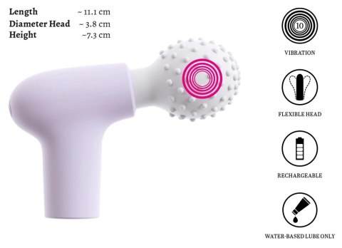 Beau coeur RIONEX Mini - kompaktowy masażer punktowy USB, silikonowy