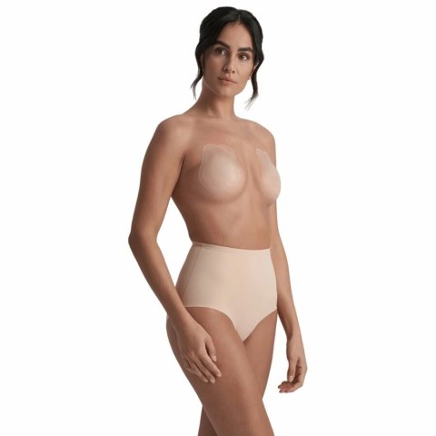 Bye Bra Rabbit Silicone Cups Beżowe M - Samoprzylepne miseczki z podnoszącym systemem