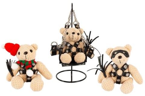 Bad Kitty Teddy breloczek z mini akcesoriami SM 11 cm czarny