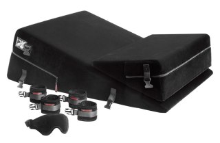 Liberator Wedge/Ramp Black Label zestaw z pasami - czarny, anatomiczny