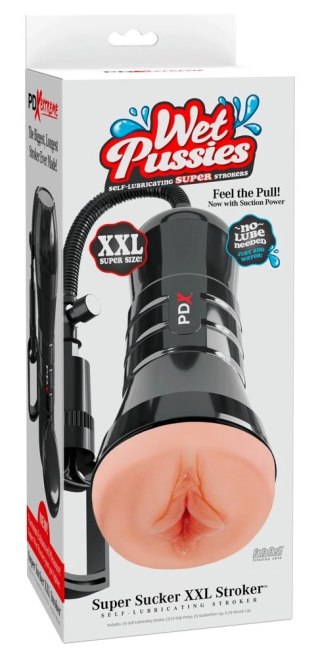 PDX Extreme Super Sucker XXL - maszyna intymna samonawilżająca, 27 cm