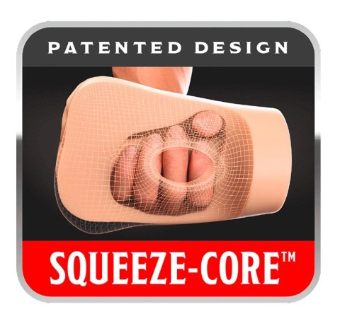 PDX Plus Pounder Squeeze - innowacyjna maszyna intymna Fanta Flesh 18 cm