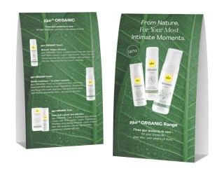 Pjur Zestaw POS ORGANIC - 3-częściowy komplet ekspozycyjny