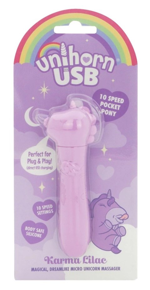 Unihorn Karma Lilac Mini - kompaktowy model z ładowaniem USB, fioletowy