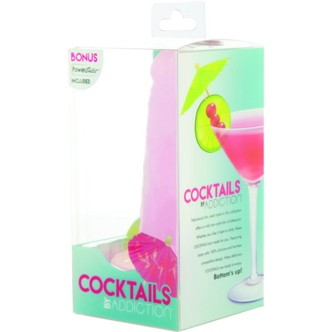 Addiction Cocktails Purple Cosmo 14 cm silikonowy model z przyssawką