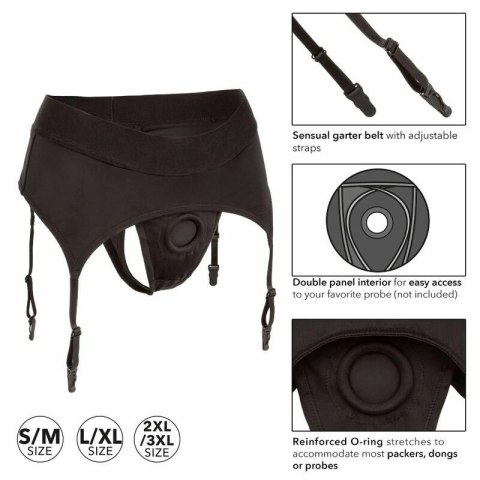CalExotics Boundless Stringi z Podwiązką L/XL - Regulowany Pas i O-Ring