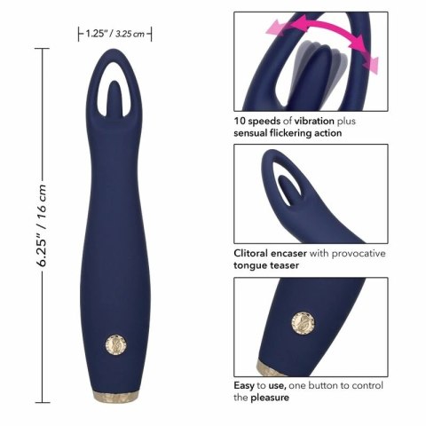 CalExotics Chic Jasmin Teaser 10 trybow silikonowy, ładowalny USB