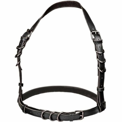 CalExotics Euphoria Halter - szelki intymne czarne, regulowane