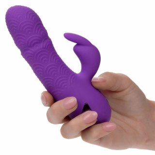 CalExotics Manhattan Beach Marvel fioletowy stymulator podwojny IPX7