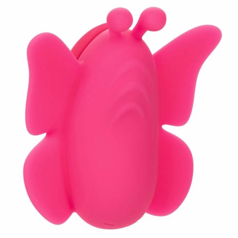 CalExotics Neon Vibes Flutter Vibe rożowy - kompaktowy stymulator z 10 trybami