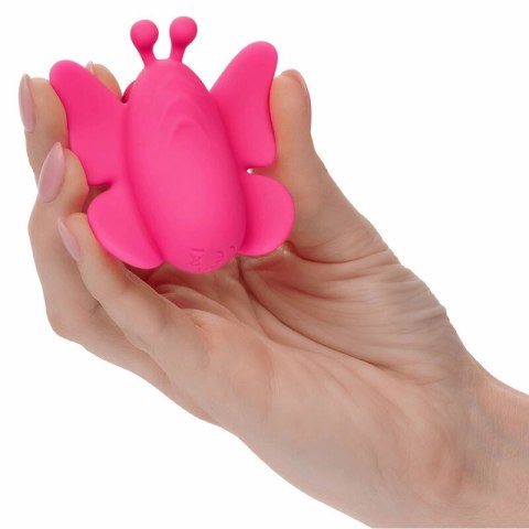 CalExotics Neon Vibes Flutter Vibe rożowy - kompaktowy stymulator z 10 trybami