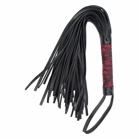 CalExotics Scandal Flogger czarny stylowy bat z uchwytem 37,5 cm