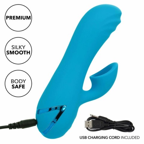 CalExotics Sunset Beach Seducer stymulator 10 trybow, silikon niebieski
