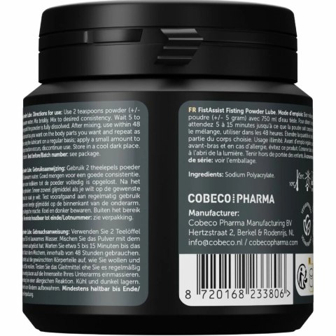 Cobeco Fist Assist Proszek Smarujący 135g - Wegańska Formuła Żelowa