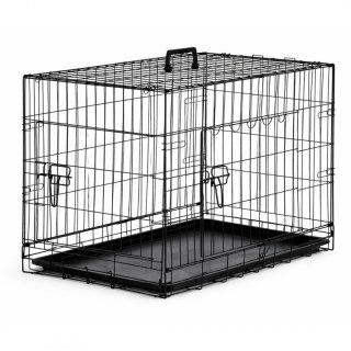 DUŻA KLATKA KENNELOWA METALOWA KOJEC Transporter dla PSA KOTA 107x71x77,5cm KOT34