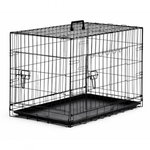 DUŻA KLATKA KENNELOWA METALOWA KOJEC Transporter dla PSA KOTA 107x71x77,5cm KOT34