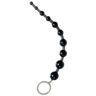 CalExotics X-10 Beads czarne koraliki analne 28 cm