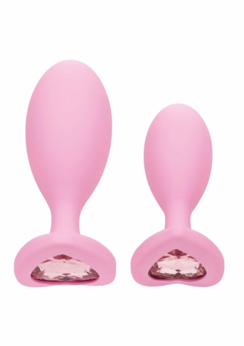 CalExotics First Time Crystal Booty Duo silikonowy zestaw z kryształkami
