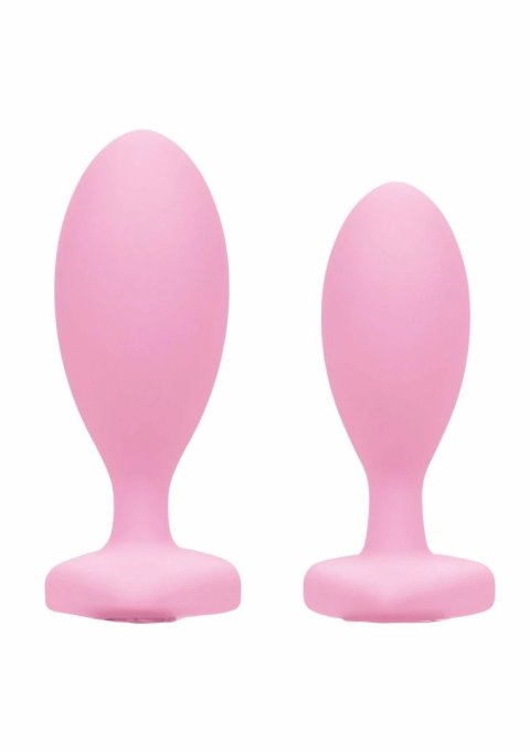 CalExotics First Time Crystal Booty Duo silikonowy zestaw z kryształkami