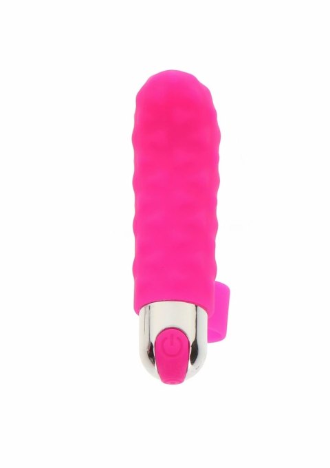 Tickle Pleaser Rechargeable silikonowy mini masażer palcowy USB 7 trybow