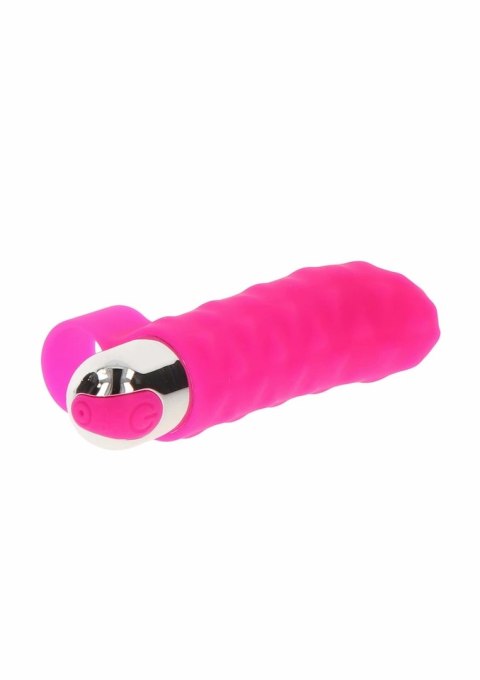 Tickle Pleaser Rechargeable silikonowy mini masażer palcowy USB 7 trybow