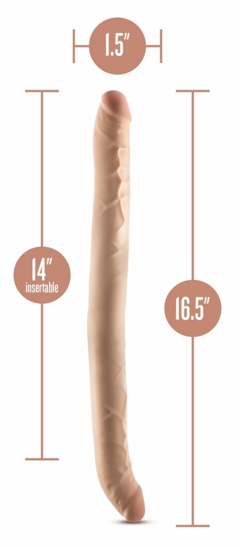 Blush Dr. Skin Plus 16.5" Model Podwojny Posable, Beżowy, Elastyczny