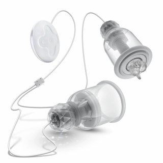 Blush Temptasia Titillator - System do masażu i rotacji z przyssawkami, USB