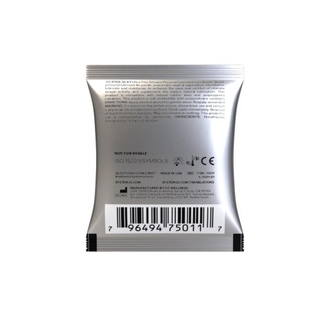 System JO Xtra Silky silikonowy żel intymny saszetka 5ml