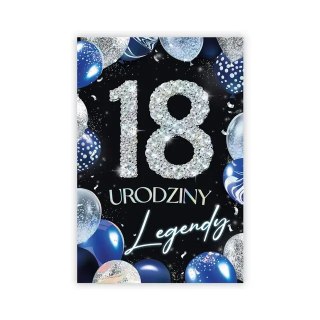 Karnet B6 18 Urodziny legendy - 21