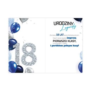 Karnet B6 18 Urodziny legendy - 21