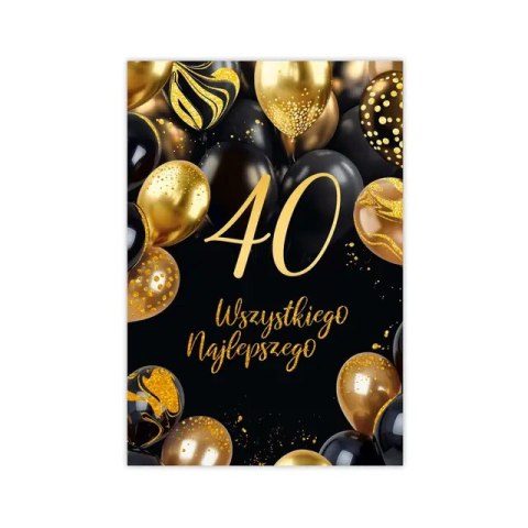 Kartka B6 na 40 Urodziny - 12