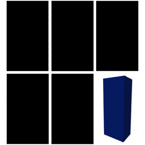 Papier 2m 50 arkuszy - SET76 czarny