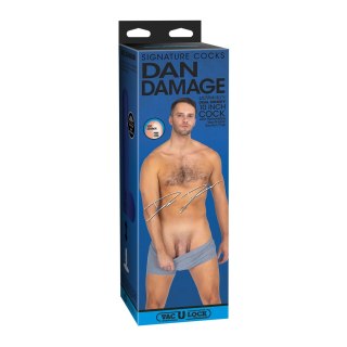 Doc Johnson Dan Damage 25 cm Model Intymny ULTRASKYN Dwuwarstwowy