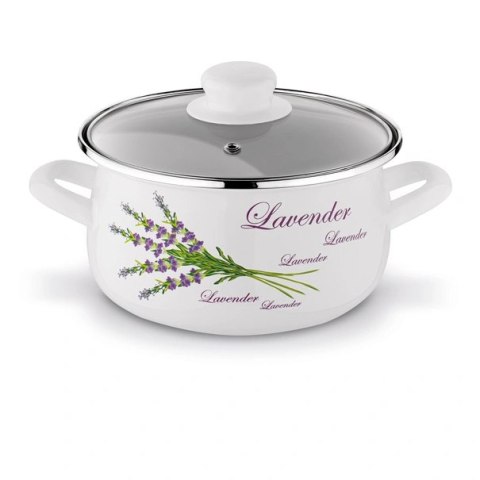 Garnek emaliowany Lawenda 1,6 l
